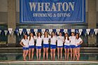 Women's Swimming team photo  Wheaton College Women's Swimming & Diving 2021-22 team photo - Photo By: KEITH NORDSTROM : Wheaton, Swimming, team photo